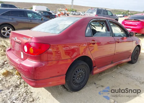2003 Toyota Corolla S z USA, uszkodzony, nr VIN 1NXBR32E93Z180144